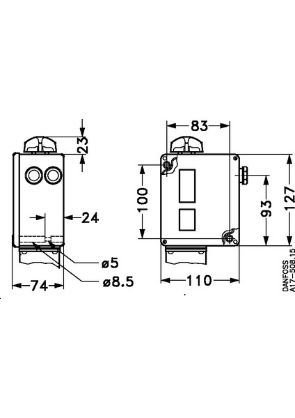 Rt5 4-17 Bar Danfoss Presostat