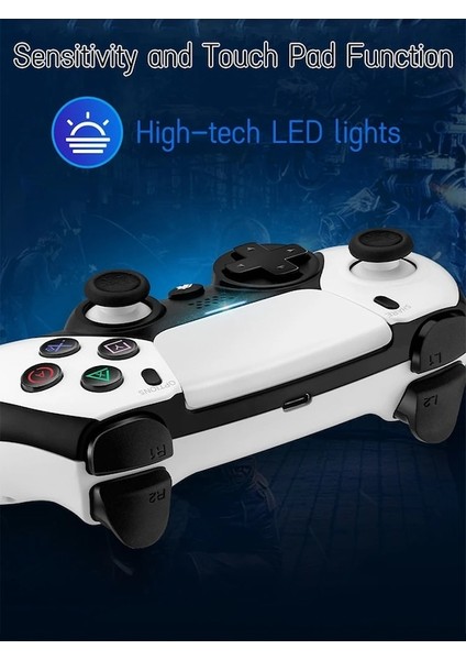 Ps4 Ps3 Playstation 4 3 Için Beyaz Kablosuz Gamepad Nintendo Anahtarı Oyun Denetleyicisi Için 6 Eksenli Jiroskop Ile Kontrol (Yurt Dışından)