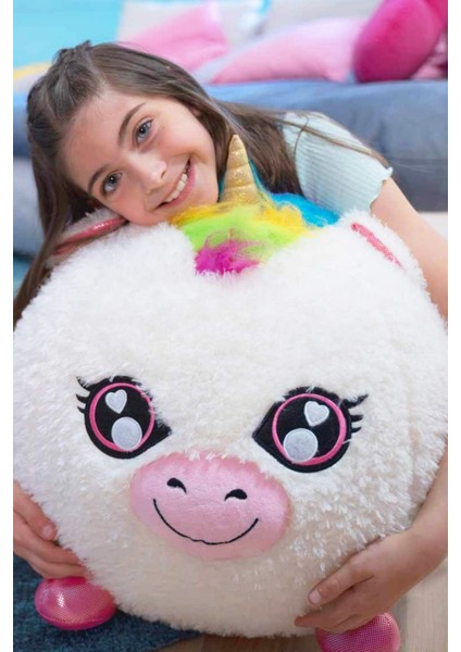 Dev ve Yumuşak Şişme Peluş Unicorn Xxl