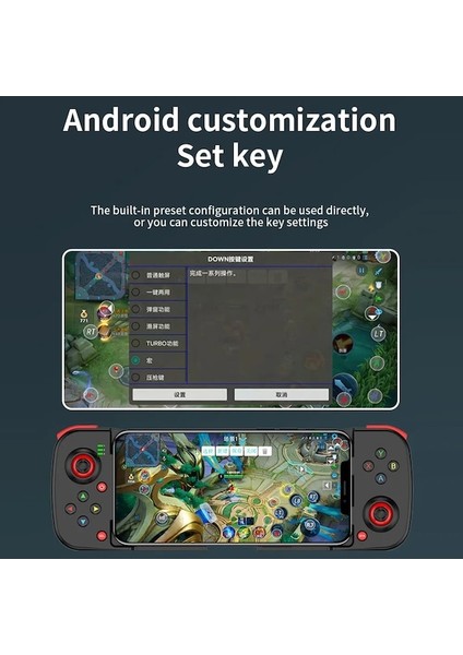 Blue-D3 Gamepad Kablosuz Bluetooth Uyumlu Mobil Denetleyici Ultra Ince Joystick Android Ios Mfı Oyunları Pc Ps4 Nintendo Anahtarı (Yurt Dışından)