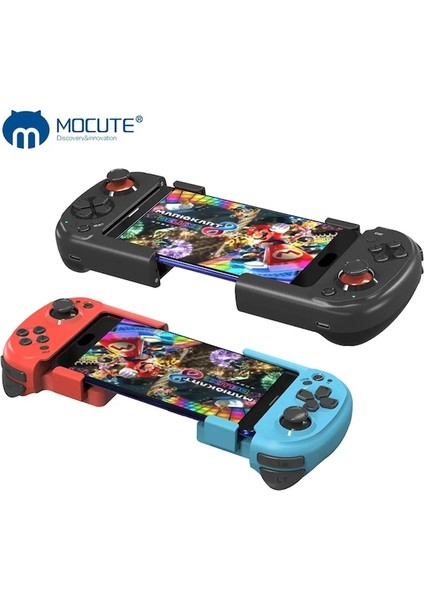 061 Siyah-Mocute 061 Kablosuz Gamepad Kablosuz Sol Sağ Bölünmüş Oyun Denetleyicisi Pc Için Ios Için Android Için Bluetooth Oyun Joystick (Yurt Dışından)