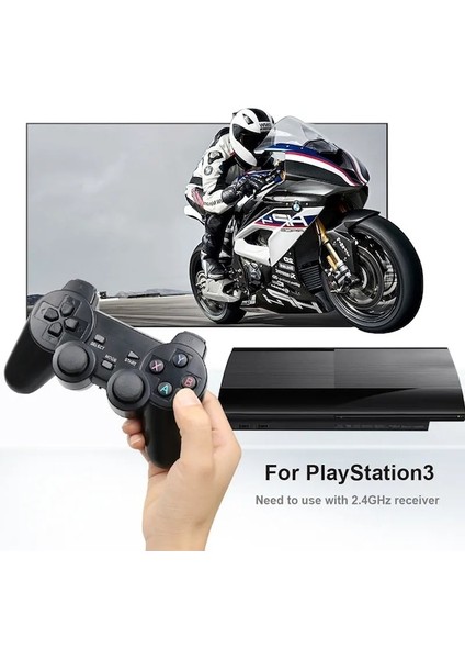 Siyah Adaptörlü-Android Kablosuz Gamepad Android Telefon/pc/ps3/tv Kutusu Joystick 2.4g USB Joypad Oyun Denetleyicisi Xiaomi Akıllı Telefon Için (Yurt Dışından)