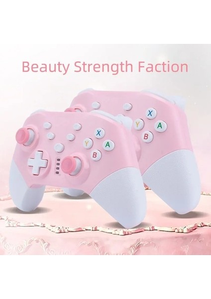 Sarı-Kablosuz Bluetooth Gamepad 6 Eksenli Jiroskop Ayarlanabilir Titreşim Uyandırma Fonksiyonu Nintendo Anahtarı Pc Ps3 Android (Yurt Dışından)