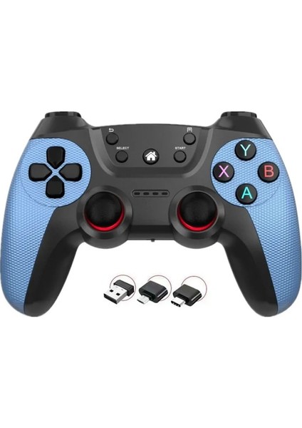 Blue-2.4g Kablosuz Oyun Denetleyicisi Pc Gamepad Için Kablosuz Joystick Joypad Ps3/akıllı Telefon/tablet/pc/andriod Tv Kutusu (Yurt Dışından)