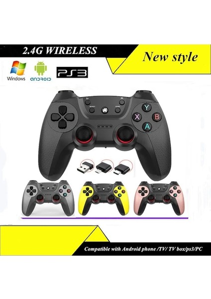 Blue-2.4g Kablosuz Oyun Denetleyicisi Pc Gamepad Için Kablosuz Joystick Joypad Ps3/akıllı Telefon/tablet/pc/andriod Tv Kutusu (Yurt Dışından)