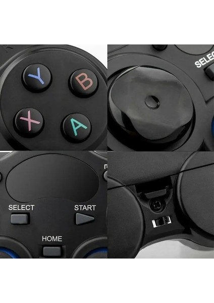 Siyah Mikro-2.4ghz Android Otg Gamepad Kablosuz Gamepad Joystick Oyun Denetleyicisi Android Akıllı Telefonlar/tabletler/tv Kutuları/akıllı Tv'ler Için Joypad (Yurt Dışından)