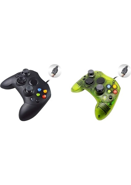 Kablolu Denetleyici Joypad Microsoft Sistemi Gamepad Joystick Xbox Birinci Nesil Kontrol Oyun Aksesuarları (Yurt Dışından)