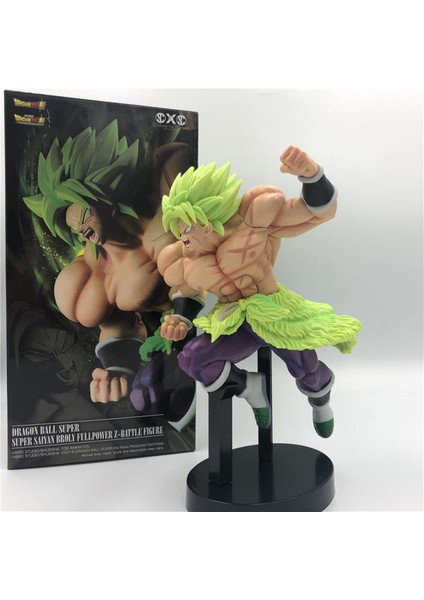 Dragon Ball Z Şekil Broly Süper Saiyan Broli Yeşil Saç Anime Pvc Action Figure Goku Vegeta Dövüş Modeli Oyuncak Hediye (Yurt Dışından)
