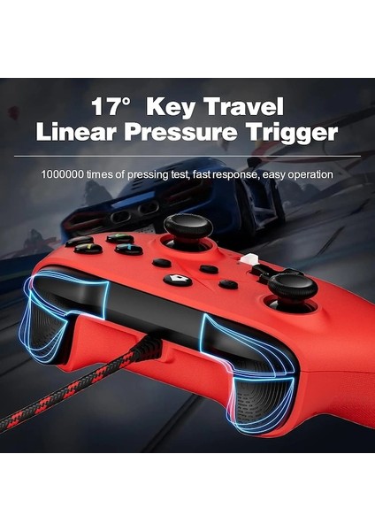 Xbox Serisi Xs Gamepad Video Oyunu Denetleyicisi Için Siyah Kablolu Denetleyici, Xbox One ve Pc Win7/8/10/11 Için Oyun Denetleyicisi (Yurt Dışından) fırsatları