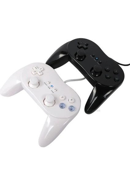 Siyah-Beyaz/siyah Klasik Kablolu Oyun Denetleyicisi Oyun Pro Nintendo Wii Için Uzaktan Oyun Denetleyicisi Gamepad (Yurt Dışından)