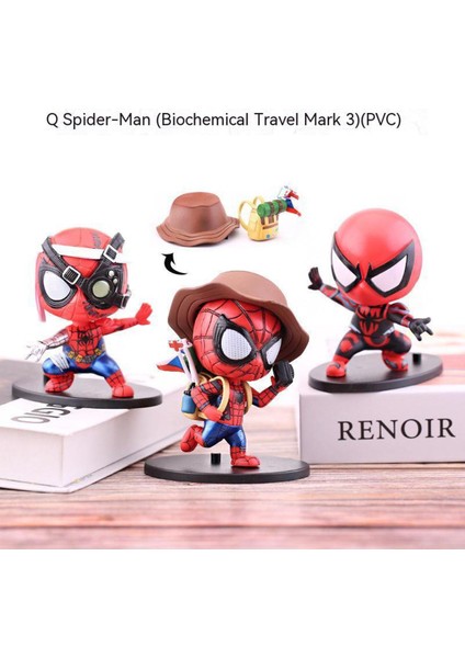 Marvel Olağanüstü Örümcek Adam El Yapımı Bebek Bebek Makinesi Bükülmüş Yumurta Katı Bebek Araba Kek Dekoratif Süsler (Yurt Dışından)