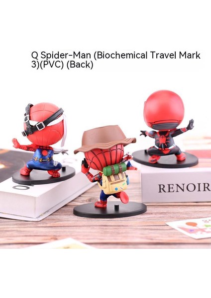 Marvel Olağanüstü Örümcek Adam El Yapımı Bebek Bebek Makinesi Bükülmüş Yumurta Katı Bebek Araba Kek Dekoratif Süsler (Yurt Dışından) modelleri