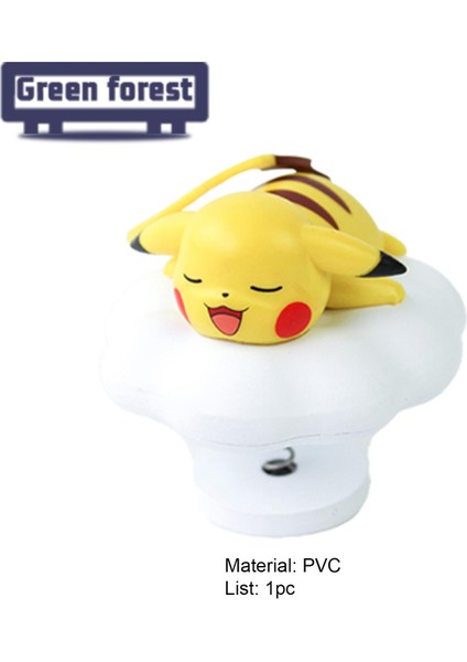 Yeşil Orman Pikachus Şekil Gerçekçi Şekil Aksiyon Figürü Anime Bebek Modeli Oyuncak (Yurt Dışından) modelleri
