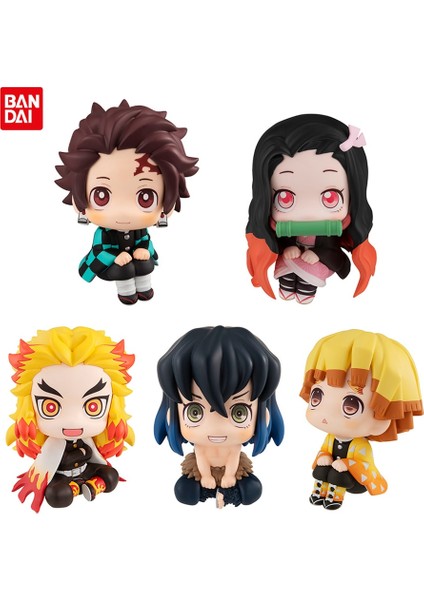 Anime Iblis Avcısı Şekil 7 cm Tanjirou Zenitsu Inosuke Kyoujurou Kanawo Kawaii Oyuncak Q Şekilli Pvc Modeli Hediye (Yurt Dışından)