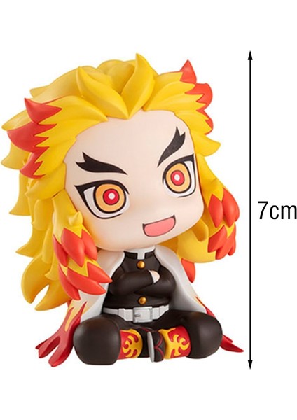 Anime Iblis Avcısı Şekil 7 cm Tanjirou Zenitsu Inosuke Kyoujurou Kanawo Kawaii Oyuncak Q Şekilli Pvc Modeli Hediye (Yurt Dışından)