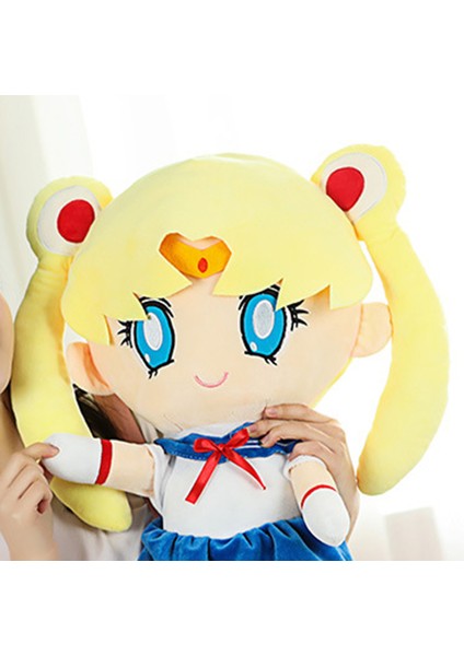 Peluş Bebek Simüle Ince Dikişli Pp Pamuk Sailor Moon Peluş Oyuncak Bebek Ev Süsleme Için (Yurt Dışından)