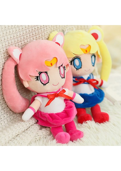 Peluş Bebek Simüle Ince Dikişli Pp Pamuk Sailor Moon Peluş Oyuncak Bebek Ev Süsleme Için (Yurt Dışından)