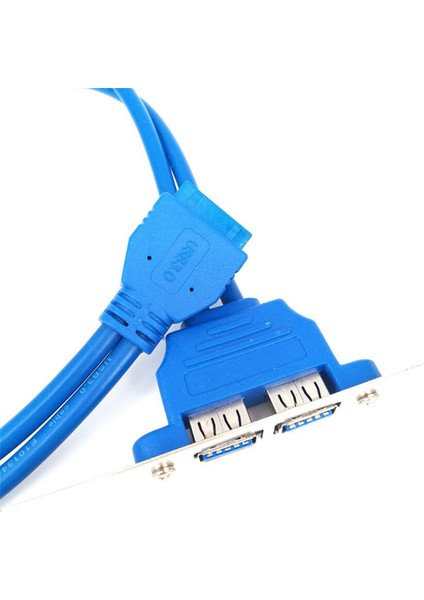 USB 3.0 Arka Panel Genişletme Braketi - 20 Pimli Başlık Kablosu (2 Bağlantı Noktalı) Yüksek Kaliteli Sıcak Satış Aksesuarları (Yurt Dışından)