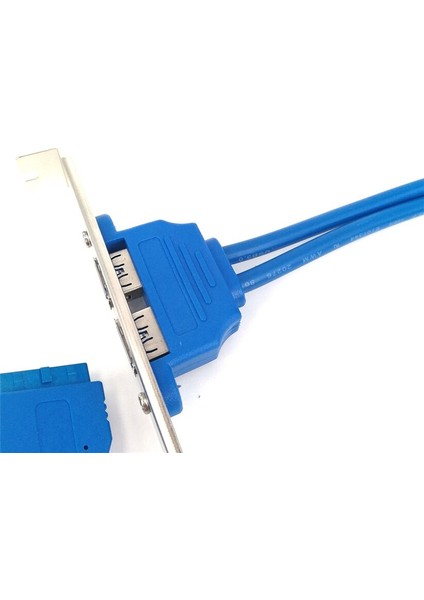 USB 3.0 Arka Panel Genişletme Braketi - 20 Pimli Başlık Kablosu (2 Bağlantı Noktalı) Yüksek Kaliteli Sıcak Satış Aksesuarları (Yurt Dışından)