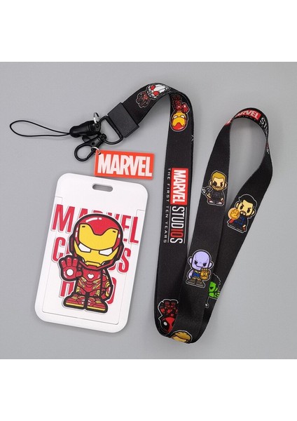 Marvel Anime Figürü Kordon Aksesuarları Kart Tutucu Örümcek Adam Demir Adam Aksiyon Figürü Kawaii Öğrenci Kımlık Kartı Tutucu Çocuk Oyuncak Hediye (Yurt Dışından) fiyatları