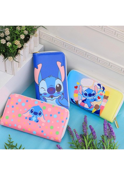 Disney Lilo Stitch Anime Desen Bozuk Para Cüzdanı Mickey Mouse Elsa Prenses Aksiyon Figürü Çocuk Karikatür Çanta Doğum Günü Hediyesi (Yurt Dışından)
