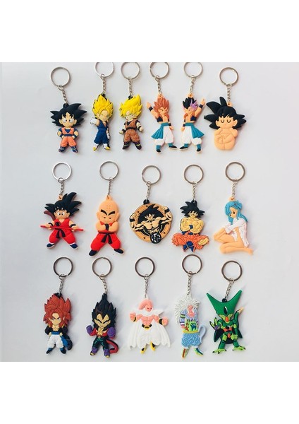 Dragon Topu Anime Aksiyon Figürü Anahtarlık Aksesuarları Takılar Pvc Kakarotto Son Goku Anahtarlık Kolye Tutucu Oyuncaklar Çocuklar Için Hediye (Yurt Dışından)