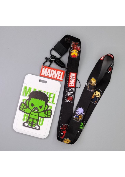 Marvel Anime Figürü Kordon Aksesuarları Kart Tutucu Örümcek Adam Demir Adam Aksiyon Figürü Kawaii Öğrenci Kımlık Kartı Tutucu Çocuk Oyuncak Hediye (Yurt Dışından) fırsatları