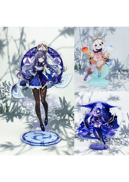 Yeşil Ev Standı Ekran Şeffaf Baskı Masası Dekoru Genshin Etki Daimi Tabelası (Yurt Dışından) indirimleri