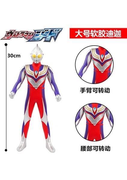 30CM Ultraman Ace Zoffy Taro Tiga Action Figure Koleksiyon Model CHILDREN39S Oyuncak Hediye Dekorasyon (Yurt Dışından)