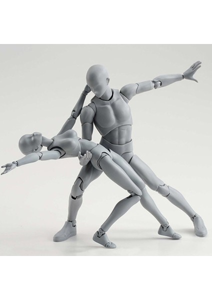 13 cm Aksiyon Figürü Oyuncakları Sanatçı Hareketli Erkek Kadın Ortak Şekil Pvc Vücut Modeli Manken Sanat Kroki Beraberlik Heykelcik (Yurt Dışından) fırsatları