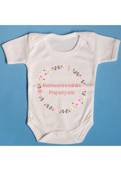 Patobaby Pamuklu Bebek Zıbını Babaannesinin Papatyası Yazılı