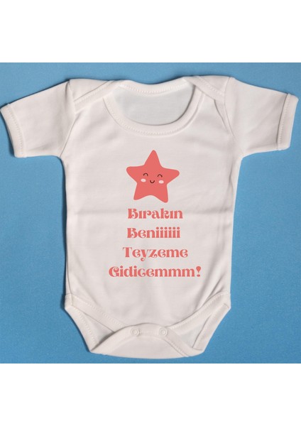 Patobaby Pamuklu Bebek Zıbını Isme Özel Teyzeme Gidicem