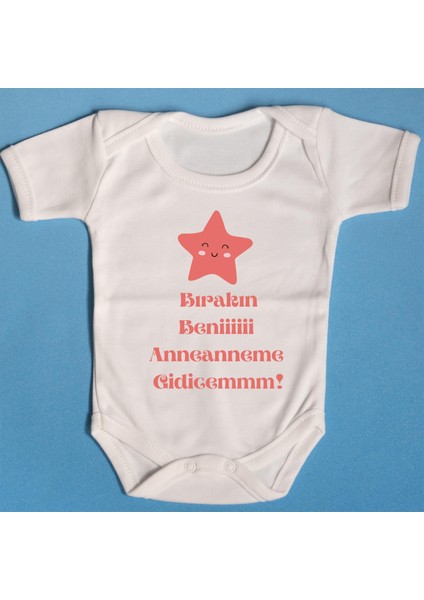 Patobaby Pamuklu Bebek Zıbını Isme Özel Anneanneme Gidicem