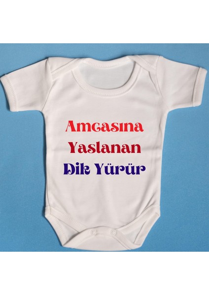 Patobaby Pamuklu Bebek Zıbını Isme Özel Amcasına Yaslanan Dik Yürür