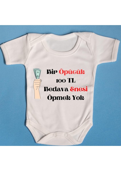 Patobaby Pamuklu Bebek Zıbını Bir Öpücük 100 Tl
