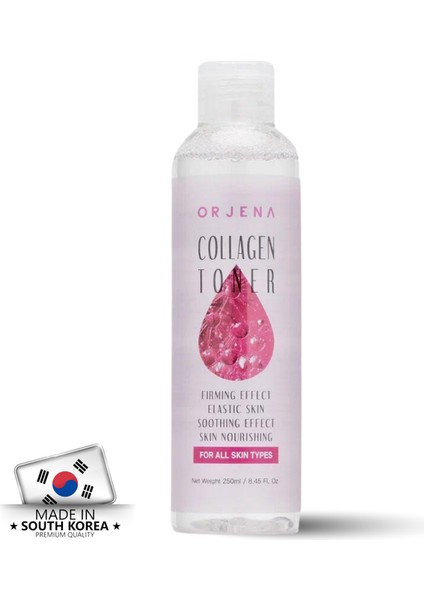 Collagen Toner -Kolajen Özlü Cilde Sıkı Görünüm Kazandıran Tonik 250 ml