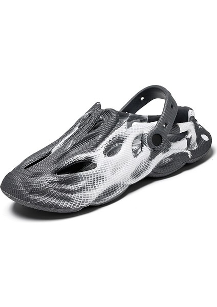 Yeni Hindistan Cevizi Crocs Erkek Yaz Giyim Moda Içi Boş Plaj Ayakkabısı Rahat Nefes Sandalet Terlik Baotou Terlik (Yurt Dışından)