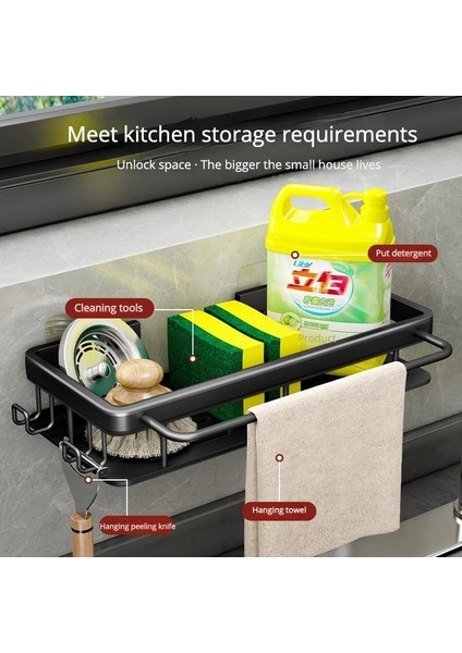 No.4 Stili 300 mm Duvara Monte Su Deposu Rafı Mutfak Depolama Rafı Ev Baharat Rafı Lavabo Sünger Drenaj Sepeti Mutfak Askısı (Yurt Dışından) modelleri