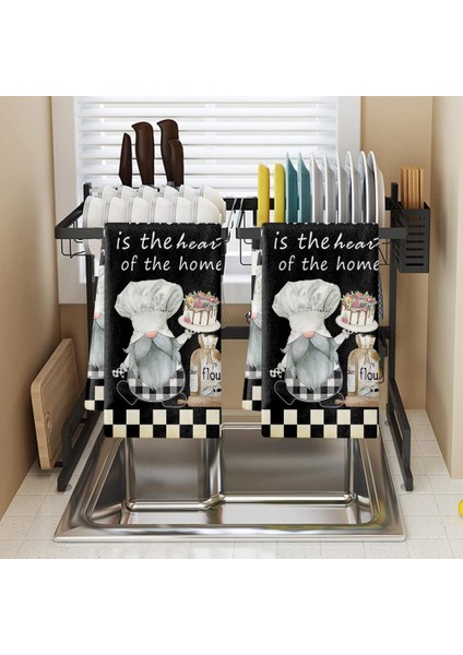 C Tarzı Büyük Mutfak Cüceleri Desen Bulaşık Havlusu Bulaşık Bezi Havlu Kabarık Doku Bulaşıkları Yapmak (Yurt Dışından) fırsatları