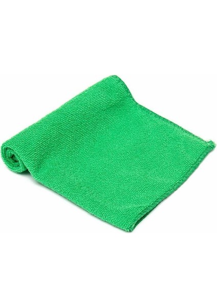 Yeşil Tarzı 10 Parça Mikrofiber Araba Temizleme Havlusu Otomobil Motosiklet Yıkama Cam Ev Temizlik Küçük Havlu (Yurt Dışından)