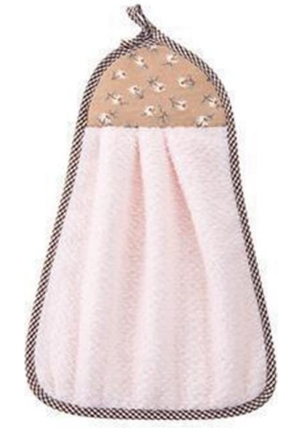 No.4 Stili El Havlusu Asılı Emici Mercan Polar Kalınlaşmış Bulaşık Havlusu Yapışmaz Yağ Kolay Temiz Mutfak Ev Temizlik Araçları (Yurt Dışından)