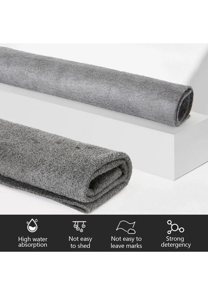 30X30CM Tarzı 5 Adet 5 Adet Kalınlaşmış Sihirli Temizlik Bezi Filigran Yok Cam Silme Bezi Yeniden Kullanılabilir Atuo Pencere Camı Temizlik Bezi Bez Mutfak Havlusu (Yurt Dışından)