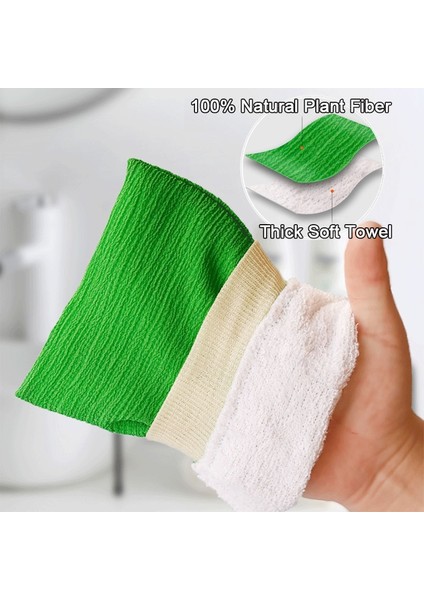 Pembe Tarzı Çift Taraflı Banyo Peeling Eldiveni Güçlü Vücut Peeling Scrubber Ölü Deriyi Kaldırmak Spa Temizleme Eldiveni Plantfibre Banyo Mendil (Yurt Dışından) indirimleri