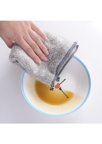 30X30CM Tarzı Bambu Kömür Elyaf Temizlik Bezi Paçavra Yapışmaz Yağ Su Emme Yıkama Mutfak Havlusu Ev Temizlik Silme Araçları (Yurt Dışından) modelleri