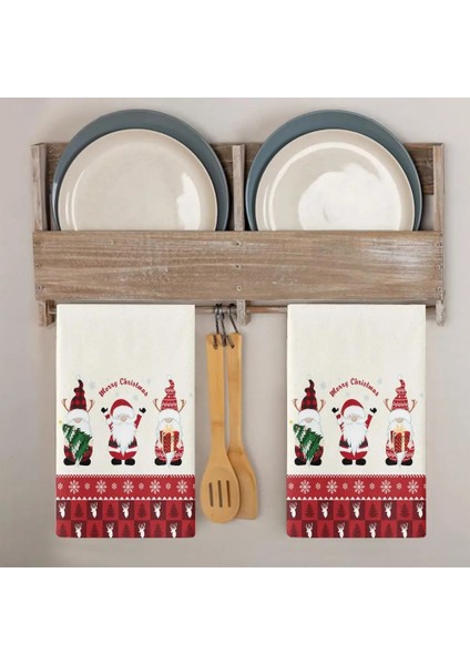 P Tarzı Mükemmel Bulaşık Havlusu Dayanıklı Mikrofiber Mutfak Havlusu Noel Stilleri Tatil Çay Kardan Adam El Havlusu (Yurt Dışından) fırsatları