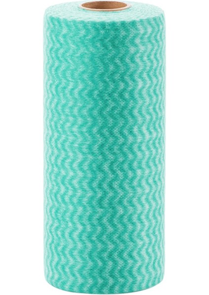 Yeşil Tarzı 50 Sheetroll Tek Kullanımlık Temizlik Havlusu Mutfak Bulaşık Bezleri Bulaşık Paçavraları Dokunmamış Kumaş Kullanışlı Mendil Ev Temizlik Havlusu (Yurt Dışından)