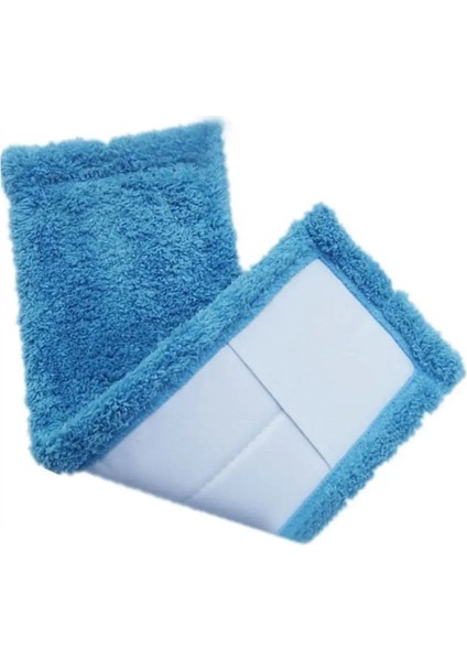 Mavi Stil Mercan Kadife Paspas Bezi Kafa Kalın Düz Paspas Bezi Kafa Değiştirme Ev Şirketi Temizlik Paspası Bezi Dayanıklı Aksesuarlar (Yurt Dışından)