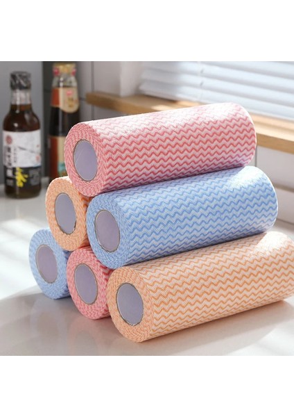 Mavi Stil Yeniden Kullanılabilir Tembel Paçavralardan Rulo Bambu Havlular Mutfak Için Islak ve Kuru Bulaşık Bezleri Havlu Ruloları Organik Bulaşık Bezi (Yurt Dışından) fiyatları