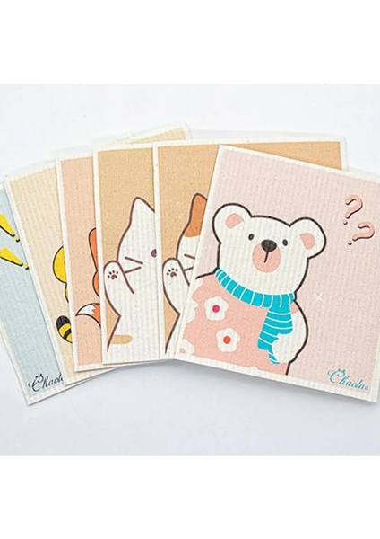 A1-CLS61-4 Stili Bulaşık Bezi Mutfak Bulaşık Bezi Ev Temizlik Yağsız Bulaşık Havlusu Tembel Emici Odun Hamuru Pamuklu Bez (Yurt Dışından) fiyatları