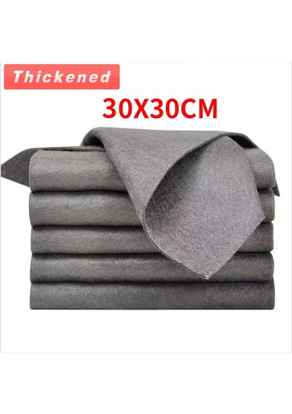 30X30CM Tarzı 1 Parça Kalınlaşmış Sihirli Temizlik Bezi Filigran Yok Cam Silme Bezi Yeniden Kullanılabilir Pencere Camı Temizleme Bezi Bez Mutfak Havlusu (Yurt Dışından)